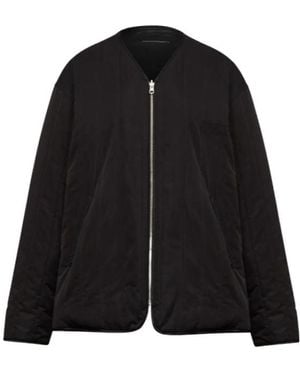 MM6 by Maison Margiela Zip-Up Jacket - Black