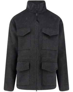 Aspesi Utility Pocket Coat - Black