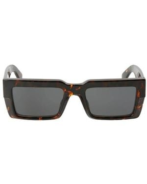 Off-White c/o Virgil Abloh Rectangular Frame Sunglasses - Multicolour