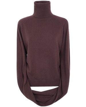 Uma Wang Turtleneck Jumper - Purple