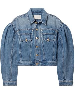 Ulla Johnson Long-Sleeved Denim Jacket - Blue