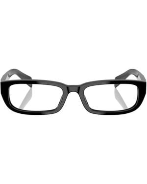 Prada Eyewear Rectangular Frame Glasses - White
