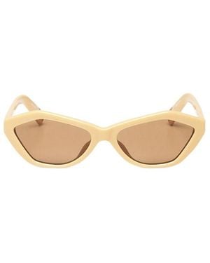 Jacquemus Geometric-Frame Sunglasses - Natural