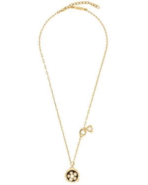 Ferragamo Ferragamo Flower Pendant Necklace - White