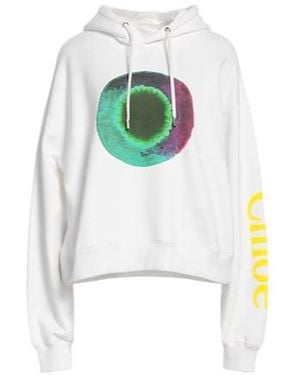 Chloé Hooded Sweatshirt - White