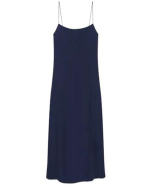 Anine Bing Mae Spaghetti-Strap Maxi Dress - Blue