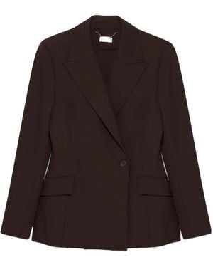 Jonathan Simkhai Long-Sleeved Suit Jacket - Brown