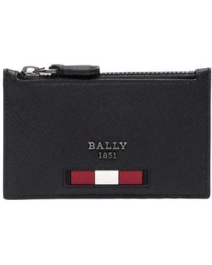 Bally Zipped Card Holder - Black