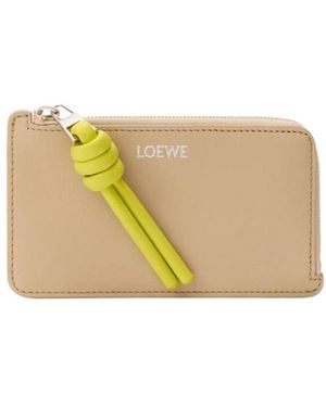 Loewe Knot-Shaped Coin Card Holder - Natural