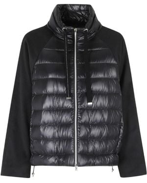 Herno Long-Sleeved Padded Jacket - Black