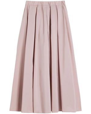 Weekend by Maxmara Taffeta Maxi Skirt - Pink