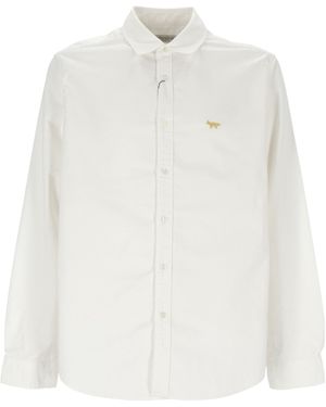 Junya Watanabe Button-Down Long-Sleeved Shirt - White