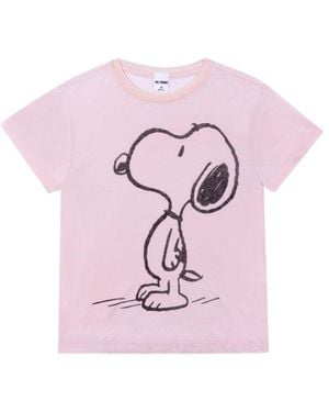 RE/DONE Printed Short-Sleeved T-Shirt - Pink