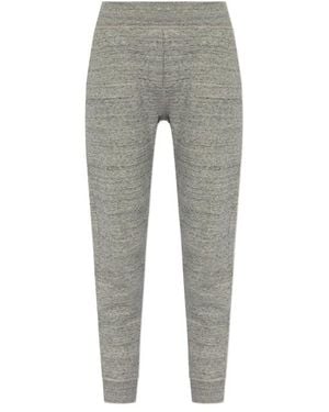 DSquared² Logo Embroidered Elastic Waist Joggers - Grey