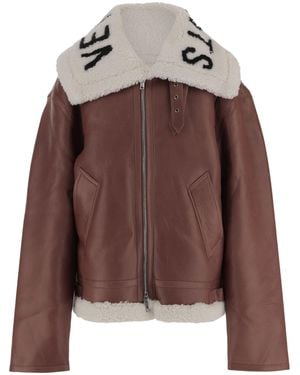 Vetements Zipped Jacket - Brown
