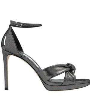 Jimmy Choo Stiletto High-Heeled Sandals - Metallic
