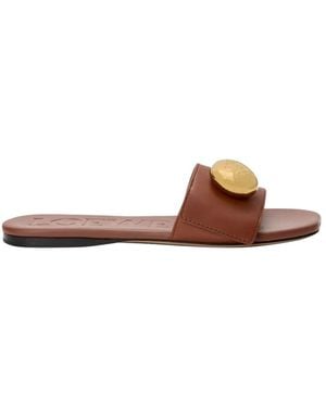 Loewe Pebble Slide - Brown