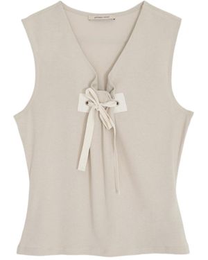 Paloma Wool Sleeveless Top - Natural
