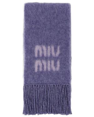 Miu Miu Scarves and mufflers for Women | Online Sale up to Miu Miu Scarves and mufflers for Women | Online Sale up to