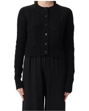 Ermanno Scervino Button-Fastening Cardigan - Black