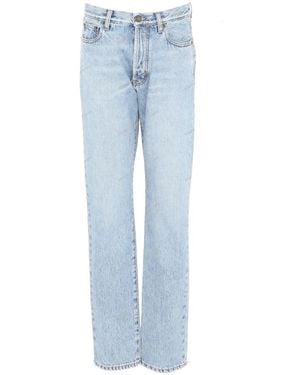 Saint Laurent Relaxed-Fit Straight Leg Jeans - Blue