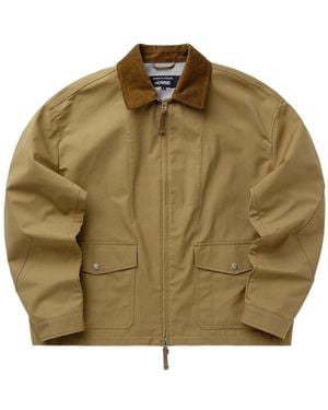 Comme des Garçons Corduroy-Collar Pocket Jacket - Green