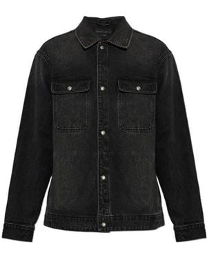 AllSaints Long-Sleeve Denim Jacket - Black