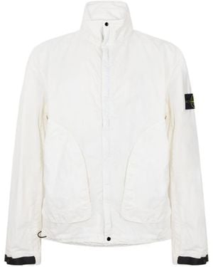 Stone Island Compass Field Jacket - White