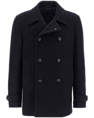 Tagliatore Monaco Coat - Blue