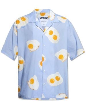 Moschino Printed Shirt - Blue