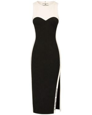 Elisabetta Franchi Sleeveless Dress - Black