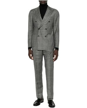 Tagliatore Long-Sleeve Suit Set - Grey
