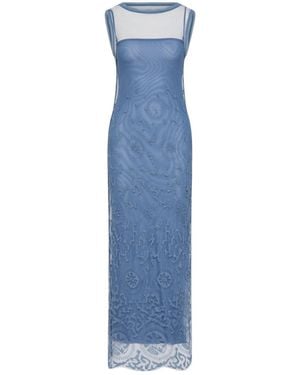 SIR. Leif Maxi Dress - Blue