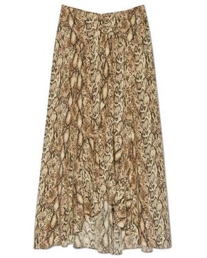 Isabel Marant Silk Skirt Olena - Natural