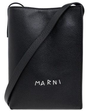 Marni North Nano Shoulder Bag - Black