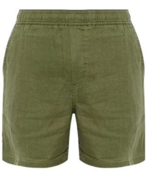 Samsøe & Samsøe Sajabari Elasticated-Waistband Shorts - Green