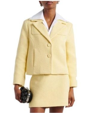 Patou Cropped Cotton Jacket - Natural