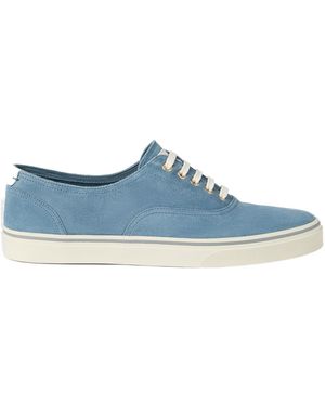 Brunello Cucinelli Logo Patch Trainers - Blue