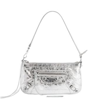Balenciaga Le City Pouch On Strap - White