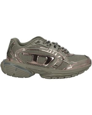 DIESEL Two-Tone Low-Top Trainers - Grey