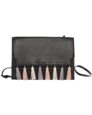 Rebecca Minkoff Logo Details Satchel - Black