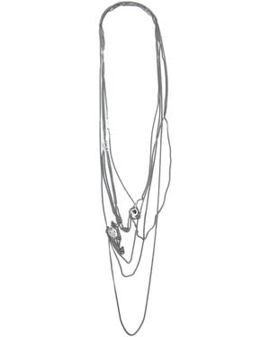 Ann Demeulemeester Adalina Body Chain - White