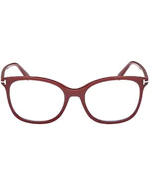 Tom Ford Full-Rimmed Plano Lenses - White