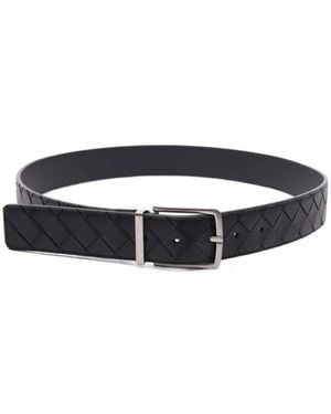 Bottega Veneta Logo Belt - White