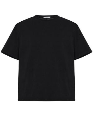The Row Errigal Cotton T-Shirt - Black