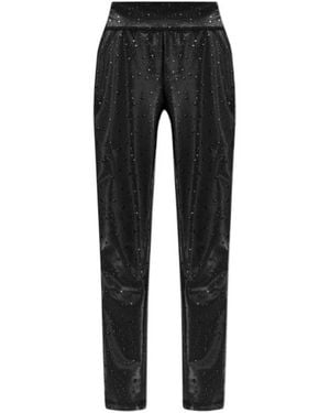 Versace Jeans Couture Couture Mid-Rise Drop Printed Leggings - Black