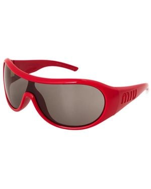 Miu Miu Shield Sunglasses - Pink