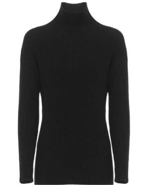 Antonelli Livio Ribbed Turtleneck Sweater - Black
