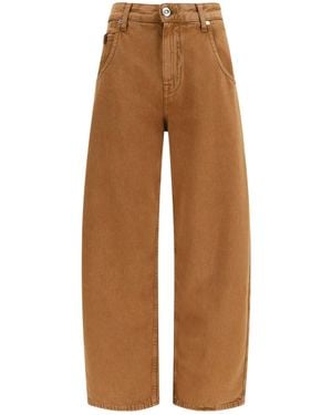 Jacob Cohen Lila Wide-Leg Jeans - Brown