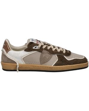 Philippe Model Pgal Sneakers - Brown